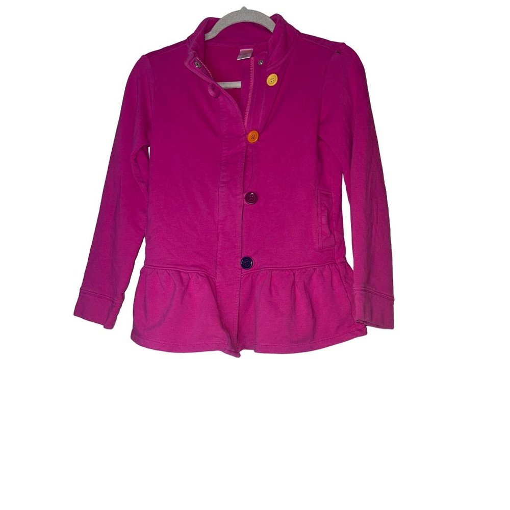Girl’s Gymboree Pink Jacket Daisy Sz L